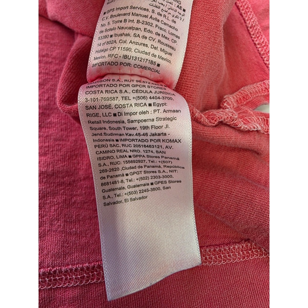 Old Navy Mens XL Human & Kind Graphic Long Sleeve T-Shirt Red Cotton Oversized - Picture 6 of 9